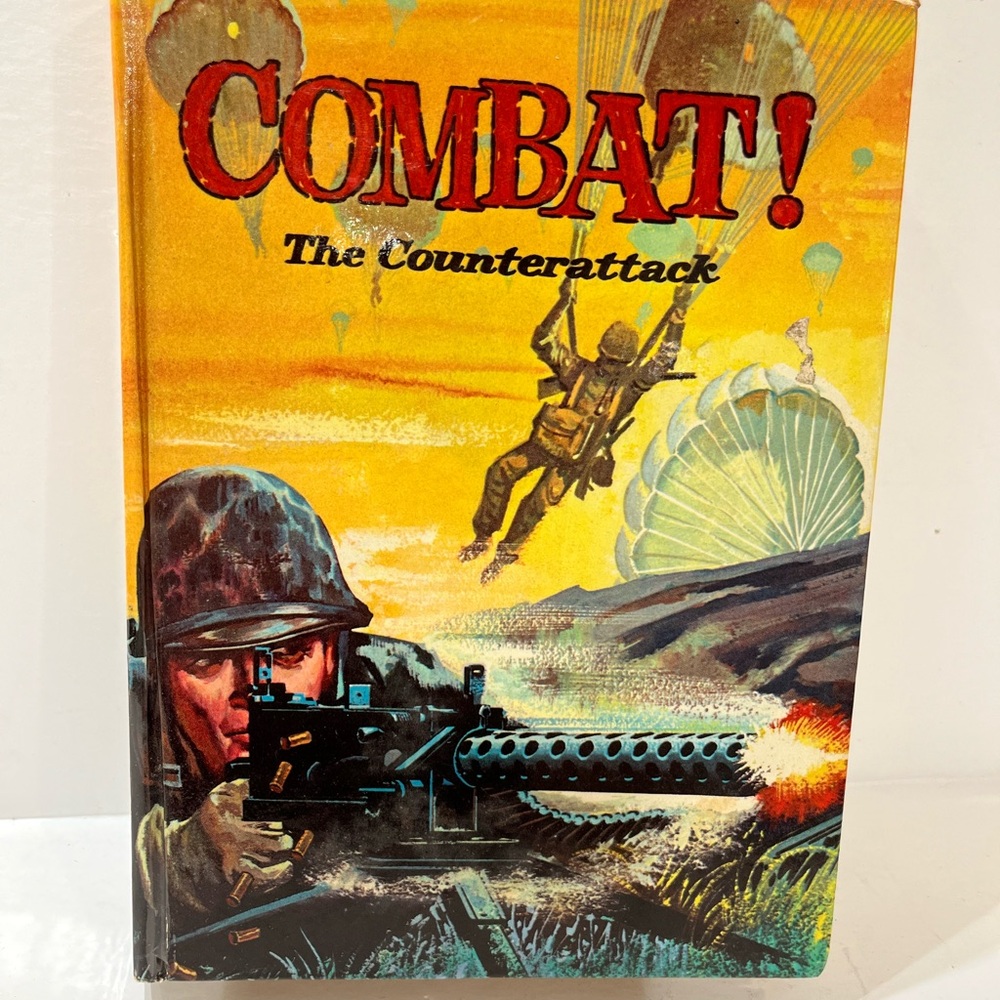 COMBAT! The counter attack 1964 vintage hard cover book. By Selmur Productions